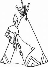 Indianer Cherokee Printables Popular Coloringhome sketch template