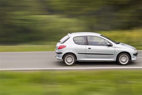 fast moving car stock image image  elegant road blur