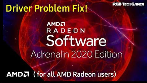 amd radeon latest graphic driver update problem fix pclaptop amd radeon  rgb tech