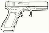 Glock Pistolas Armas Pistola 9mm Arsenal Poing Armes Documentos Mis Dibujar Bocetos Janete Oliveira sketch template