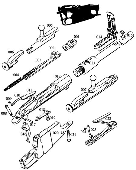 mosin nagant parts  assembly diagram   corrosive ammunition disassembling