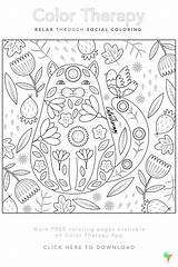 Coloring Therapy Pages Color sketch template