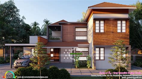 contemporary house design  sqft kerala home design  floor plans  houses