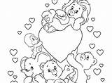 Care Bear Pages Cousins Coloring Bears Template sketch template