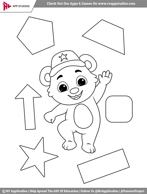 basic shapes  printable shapes coloring pages  kids