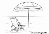 Umbrella Plage Parasol Ete Supercoloring Vacance Sonnenschirm Sdraio Ombrellone Sombrilla Praia Liegestuhl Draw Malvorlage Guarda Kolorowanka Kleurplaten Leżak Cadeira Plaża sketch template