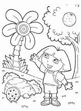 Dora Coloring Pages Printable Explorer sketch template