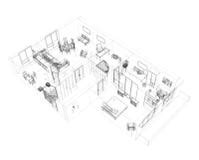 sketch    room apartment stock illustration illustration  improvement engineering