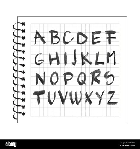 abcd letters cut  stock images pictures alamy