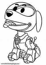 Paw Coloring Patrol Dog Robo Robodog Pages Getdrawings Getcolorings Color Template sketch template