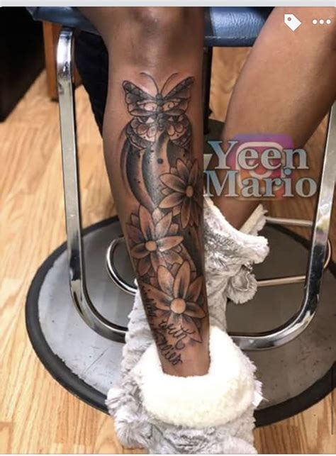 girl leg tattoos lower leg tattoos black girls with tattoos thigh