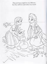 Frozen Pages Coloring Fanpop Illustrations Official sketch template