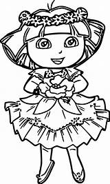 Dora Forest Enchanted Wecoloringpage sketch template