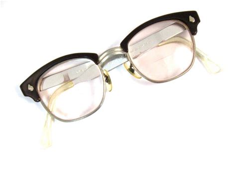 vintage men s horn rimmed glasses retro 1950s american
