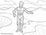 Force Pages Awakens Coloring Wars Star Getcolorings 3po sketch template