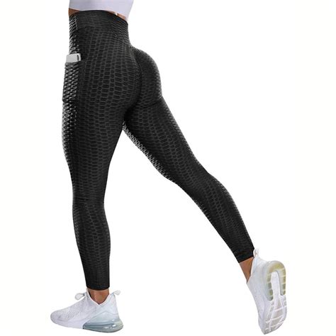 women high waist leggings with pocket no see through thick sport