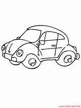 Coloring Beetle Car Pages Sketch Volkswagen Template sketch template