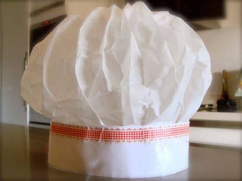 diy paper chefs hat crafts pinterest