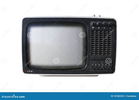 analog tv stock image image  electrical brown ancient