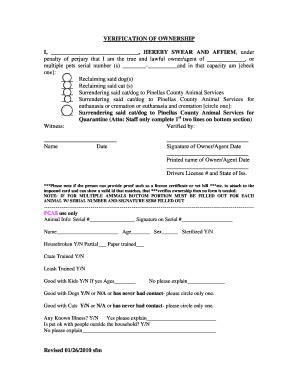 pet transfer  ownership document form fill   sign printable