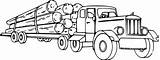 Trucks Kolorowanki Logging Druku Grain Ciężarówki Work Dump Colornimbus sketch template