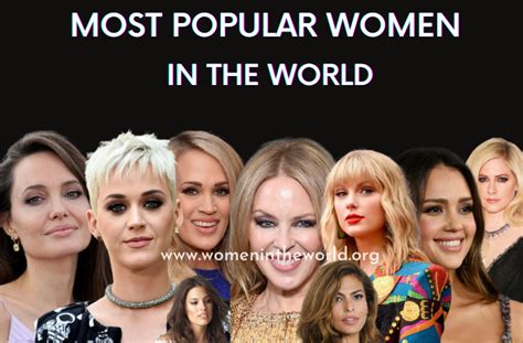50 Most Popular Women In The World [updated 2022] 2023