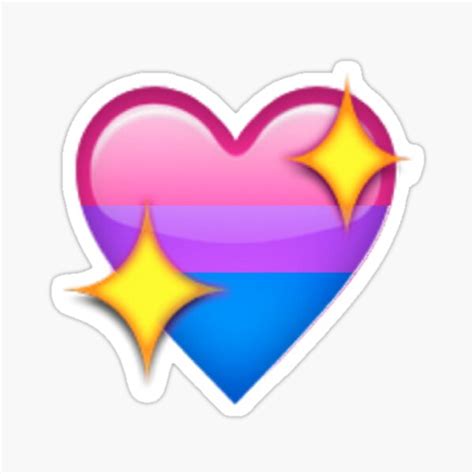 sparkle heart emoji stickers redbubble