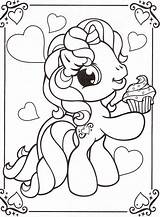 Pony Coloring Little Pages Unicorn Choose Board Kids Colouring sketch template