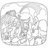 Rainbow God Promise Coloring Christiancliparts Pages Promises Colouring Gods Clipart Christian Bible Illustration Use sketch template