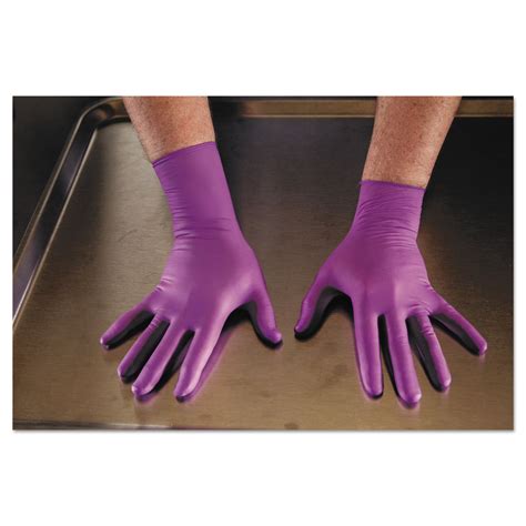 kimberly clark professional  purple nitrile exam gloves  mm