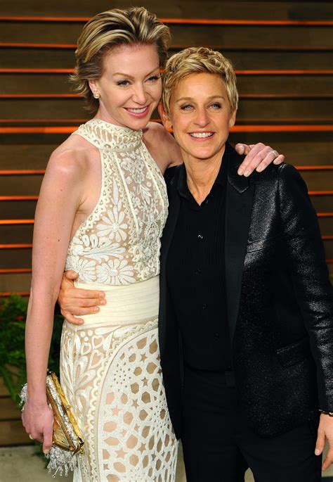 Ellen Degeneres And Portia De Rossi Same Sex Celebrity
