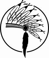 Headdress Indianer Chief Catcher Bilder Feathers Ausmalen 1044 Clipartmag Zeichnungen Getdrawings Coloringhome sketch template