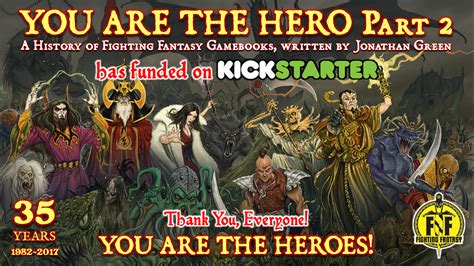 Jonathan Green Author You Are The Hero Part 2 Has Funded On Kickstarter