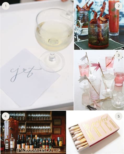 Wedding Inspiration 10 Ways To Decorate The Cocktail Bar Julep