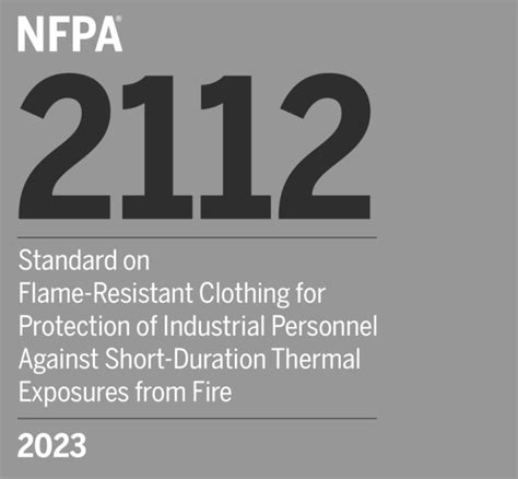 standards update nfpa   published