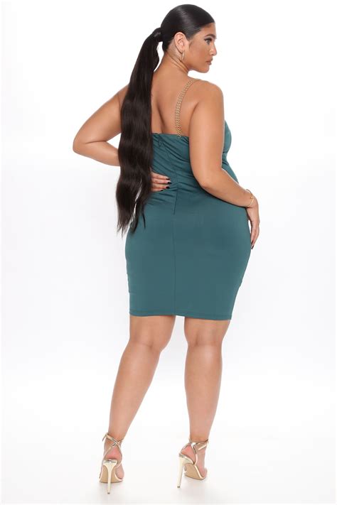 Leilani Mami Midi Dress Teal Fashion Nova