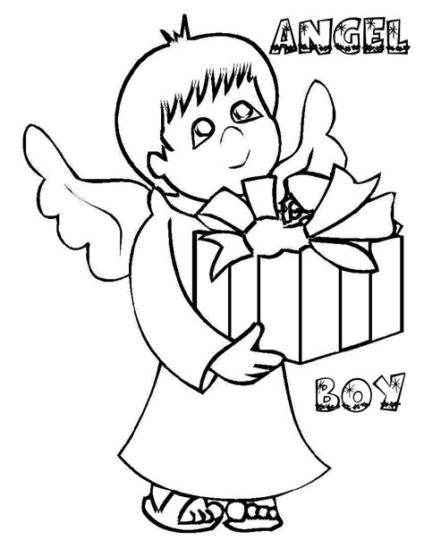 angel boy drawing  getdrawings