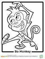 Coloring Pages Spy Band Beat Fresh Spies Monkey Colouring Template Getdrawings Monkeys Kids Nickjr Kaynak sketch template