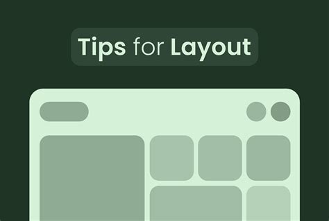 tips  designing layout learn  design layout  simple