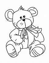 Teddy Bear Color Coloringme sketch template