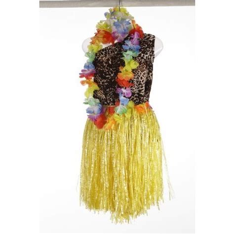 Gently Used International Hawaiian Girl Costume Dancing Dress डांस