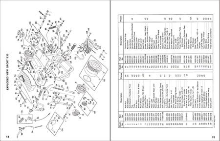 attex coleman  mini bike parts manual