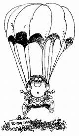 Skydiver Coloring Pages Kidprintables Return Main Summer sketch template