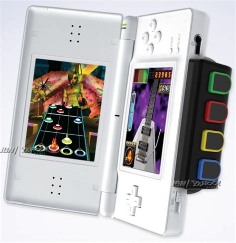 nintendo ds guitar hero peripheral unleashed ars technica