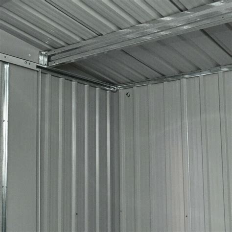 ft outdoor storage shed steel garden utility