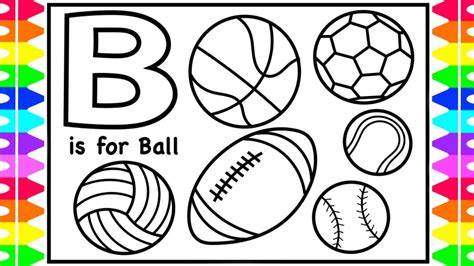 coloring alphabets  kids    ball coloring page abc