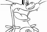 Oggy Cockroaches Coloring Pages Dee Meet sketch template