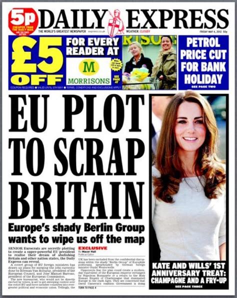 uk tabloid story   secret eu plot  scrap britain