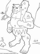 Ogre Troll Gigante Orco Naturel Habitas Ogro Trolls Colorier Orchi Mostri Monstern Mythologie Ogros Ordnung Genügt Webbrowser Benutzen Coloringpages101 Coloriages sketch template