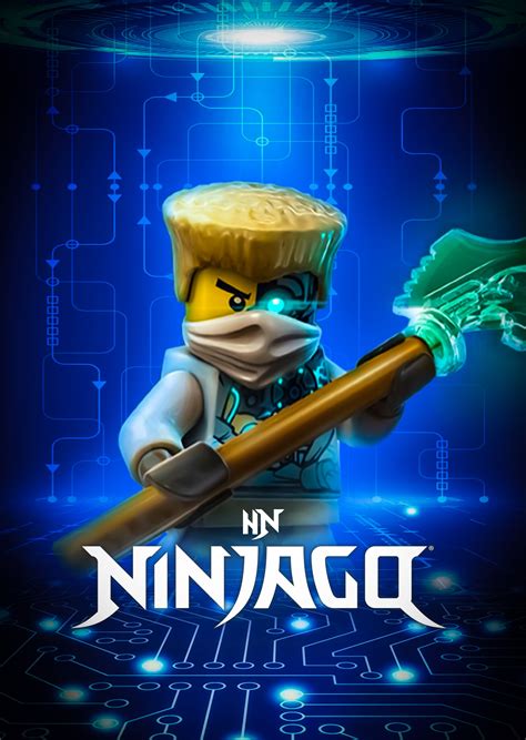 lego ninjago zane techno ice poster   lego ninjago ninjago lego